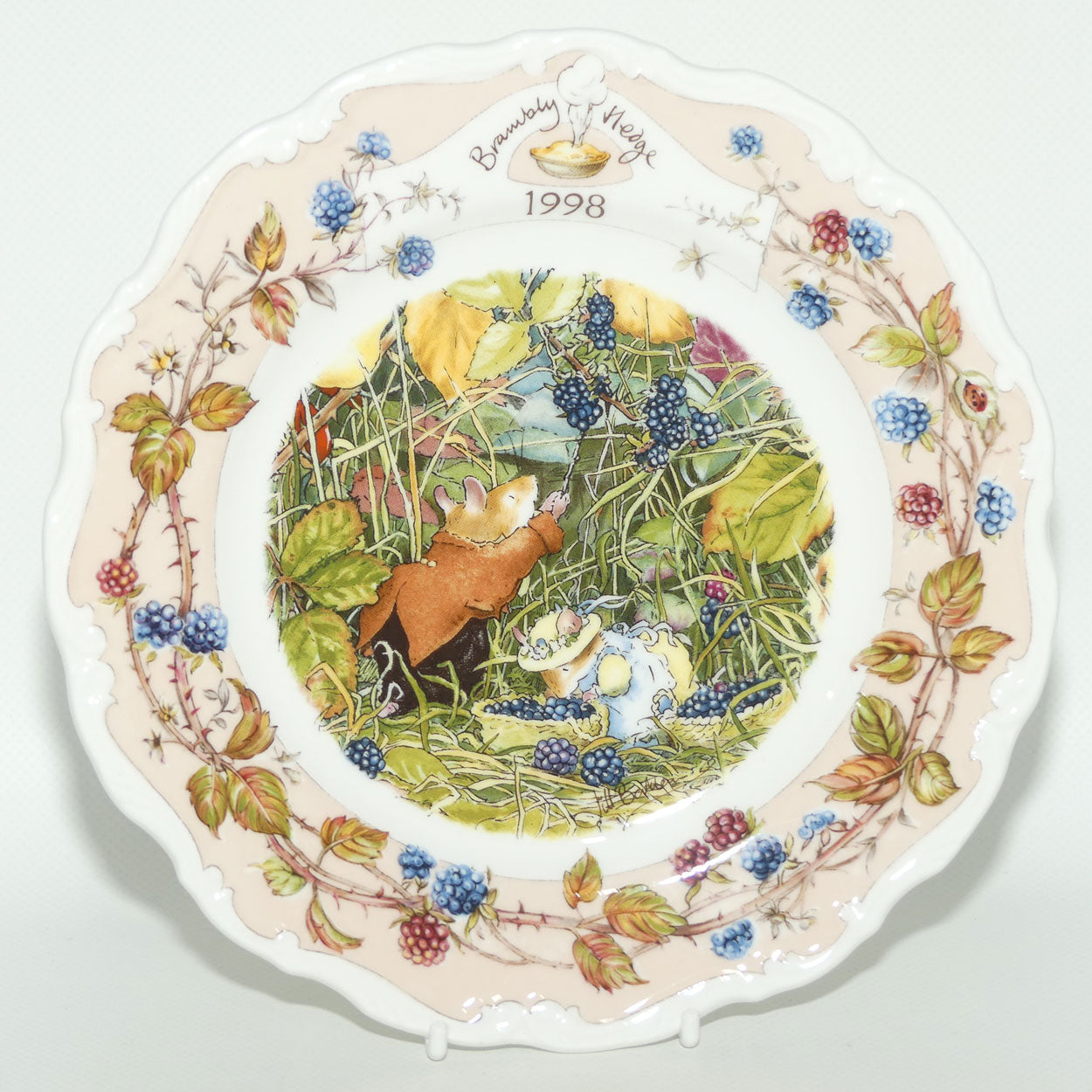 Royal Doulton Brambly Hedge Giftware | Year Plates | 1998 | 20cm | boxed | #2