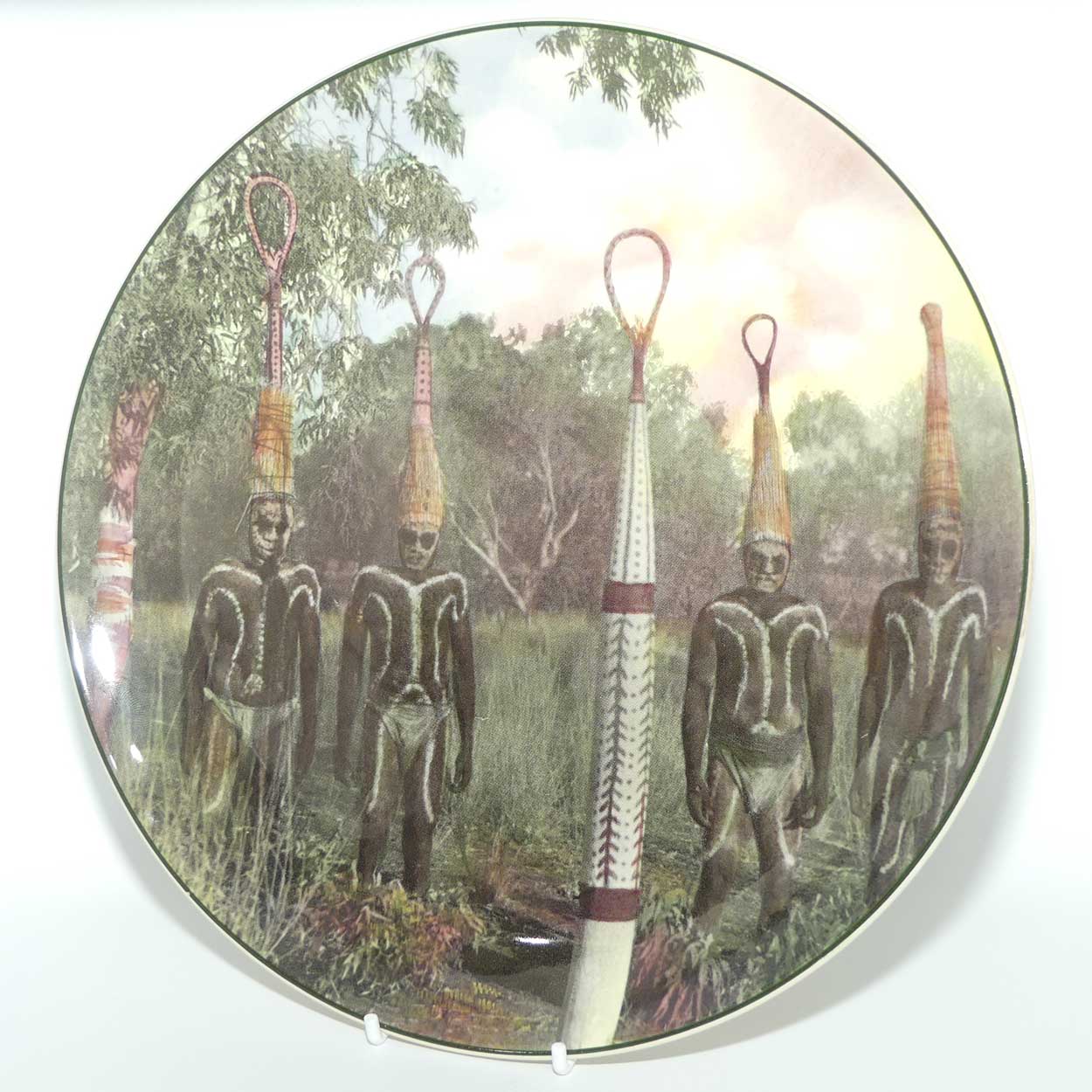 Royal Doulton Australian Views plate #1 | Aborigines in Corroboree Dress D6420