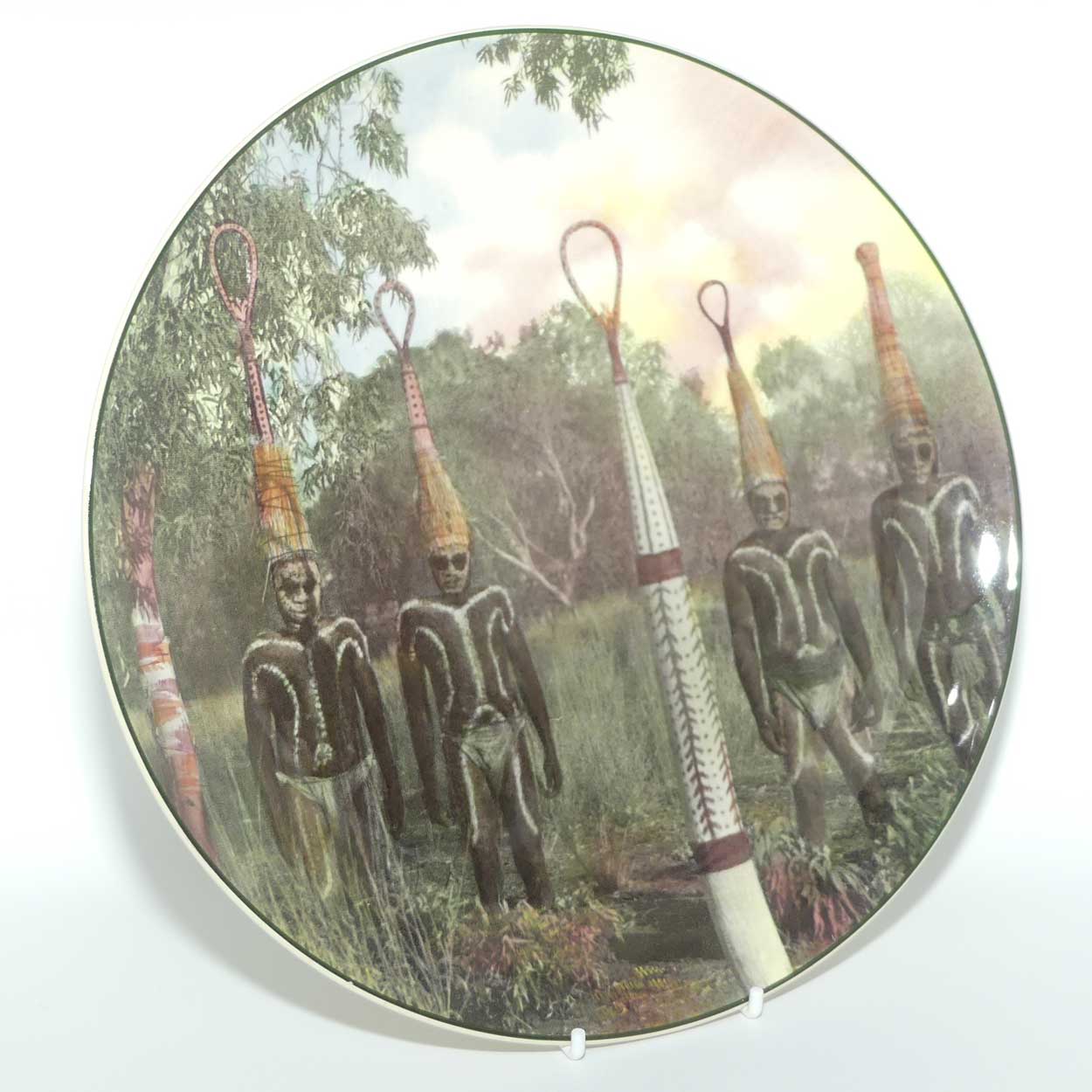 Royal Doulton Australian Views plate #1 | Aborigines in Corroboree Dress D6420