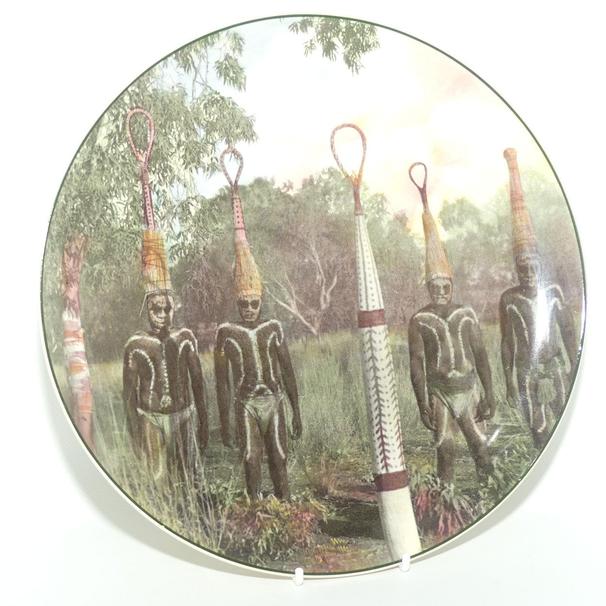 Royal Doulton Australian Views plate #1 | Aborigines in Corroboree Dress D6420
