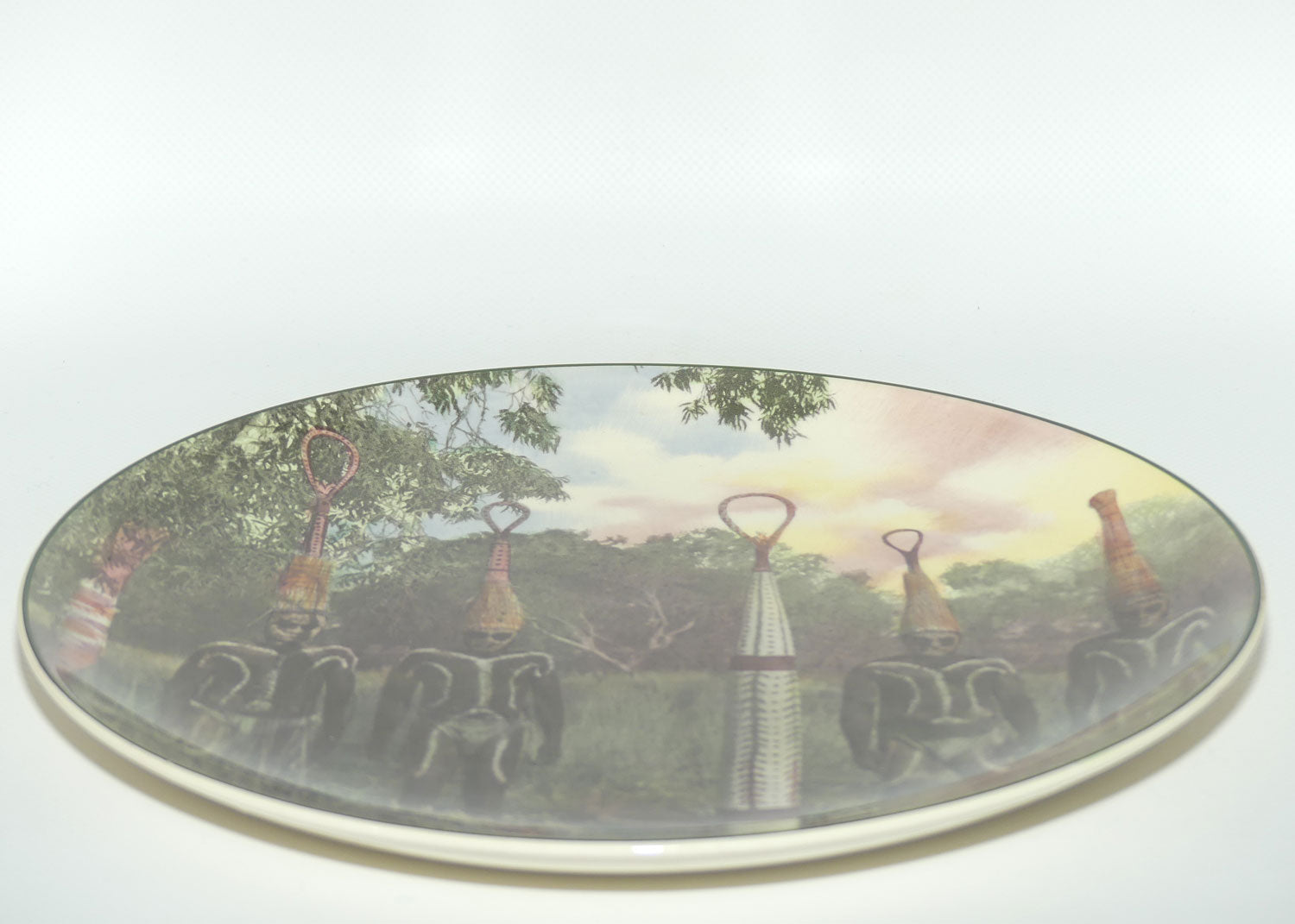 Royal Doulton Australian Views plate #1 | Aborigines in Corroboree Dress D6420