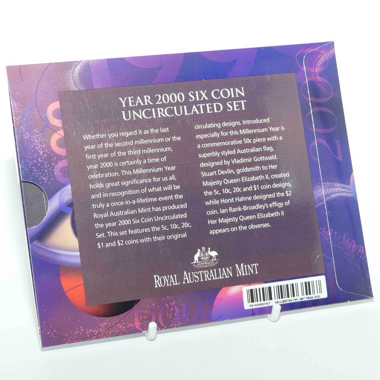 RAM 2000 Uncirculated Mint Coin set | 6 coin set | Commemorating the Millennium