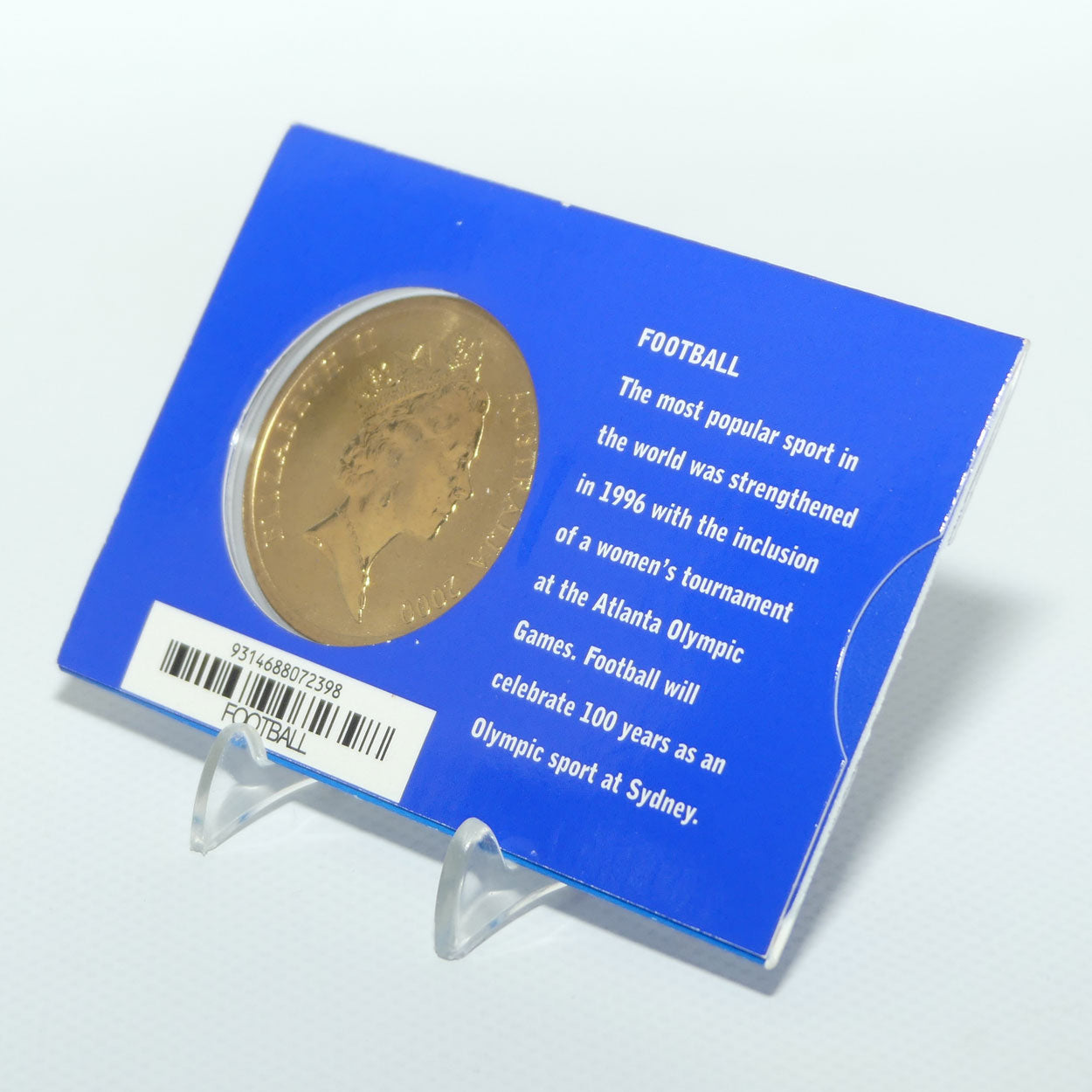 2000 RAM $5 Sydney 2000 Olympic Coin | Football | Uncirculated