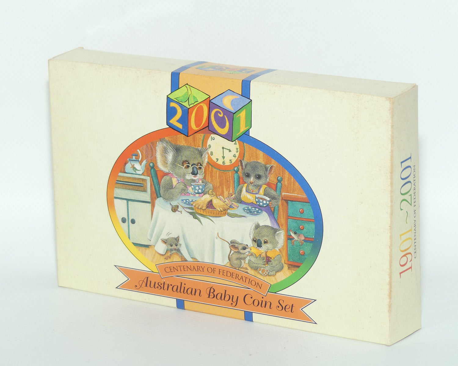RAM 2001 Centenary of Federation Proof Set | Australian Baby Coin Set | Six Coin Set including Medallion