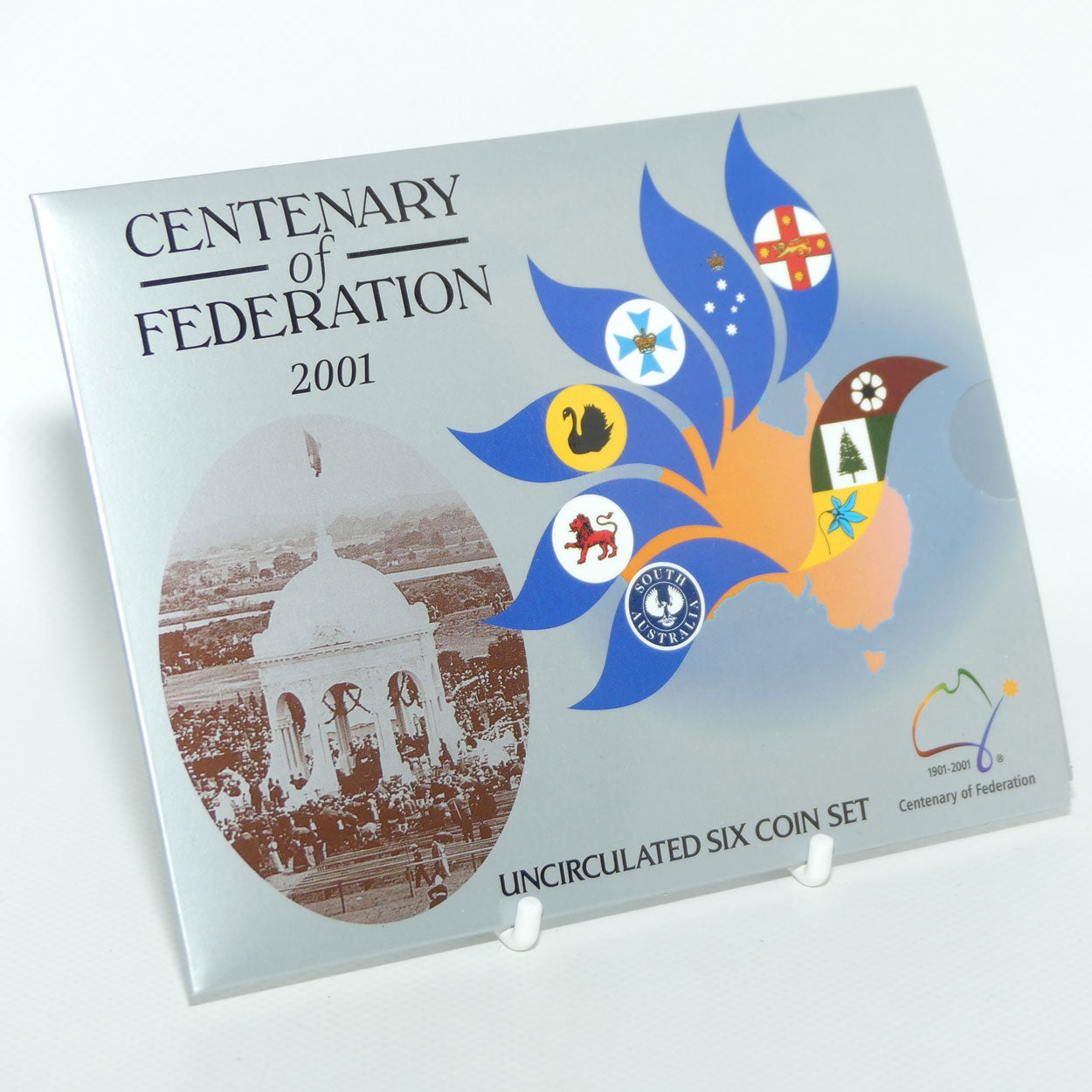 RAM 2001 Uncirculated Coin Set | Centenary of Federation | Featuring Coat of Arms 50 cent and Centenary of Federation $1