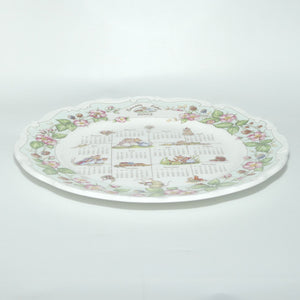 Royal Doulton Brambly Hedge Giftware | Seasonal Calender Plate | Spring 2003 | 26.5cm