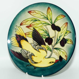 Moorcroft Annual Year plate | 2003 Golden Oriole | Ltd Ed