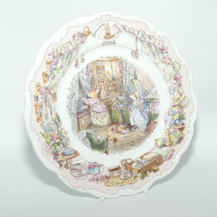 Royal Doulton Brambly Hedge Giftware | Year Plates | 2004 Primroses Bedroom | Bedroom Series | 20cm