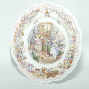 Royal Doulton Brambly Hedge Giftware | Year Plates | 2004 Primroses Bedroom | 20cm