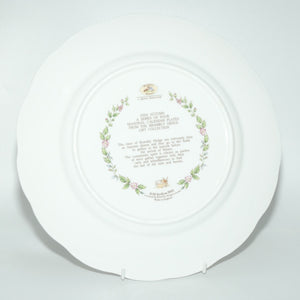 Royal Doulton Brambly Hedge Giftware | Seasonal Calender Plate | Autumn 2004 | 26.5cm