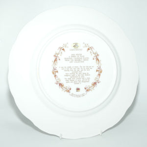 Royal Doulton Brambly Hedge Giftware | Seasonal Calender Plate | Winter 2005 | 26.5cm