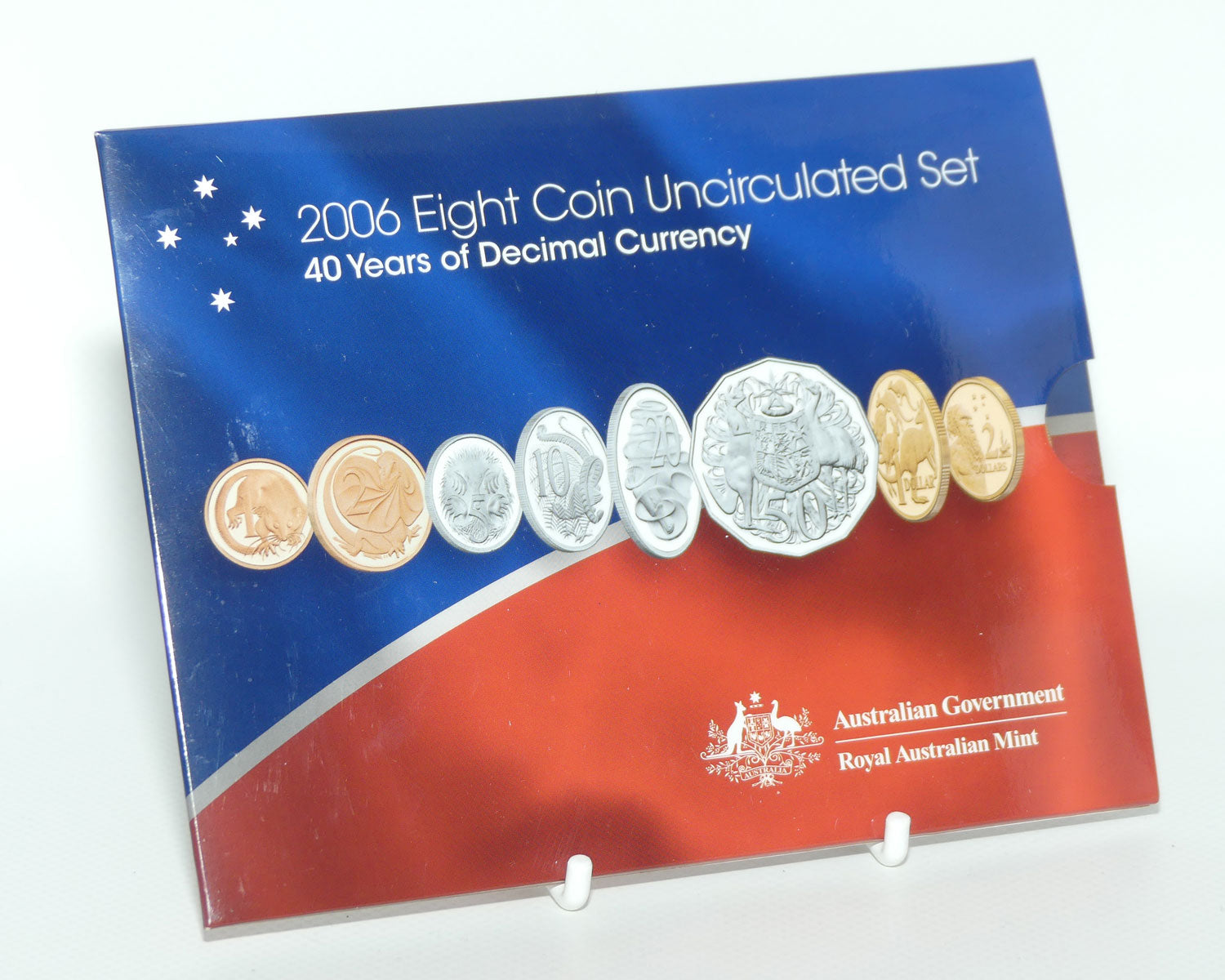 RAM 2006 Uncirculated Coin Set | 40 Years of Decimal Currency | Featuring 8 coins in total