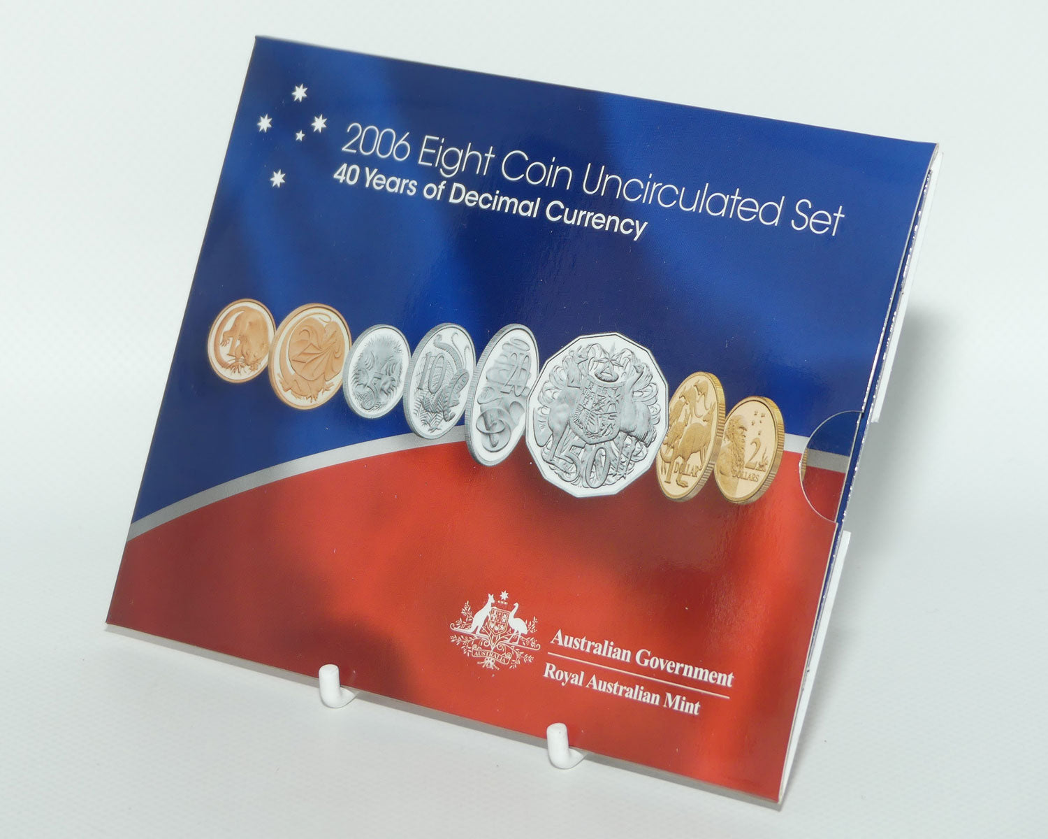RAM 2006 Uncirculated Coin Set | 40 Years of Decimal Currency | Featuring 8 coins in total