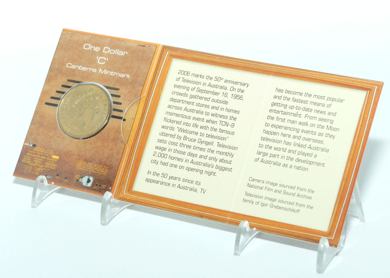 2006 RAM $1 50 Years of Television | C mintmark | Uncirculated