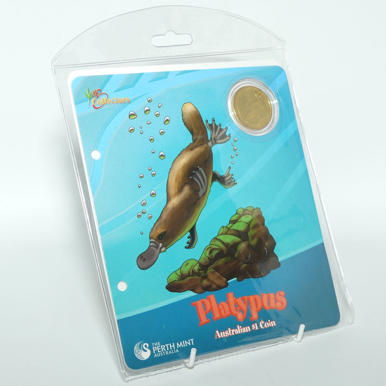 2008 Perth Mint Australian Animal $1 Coin | Young Collectors series | Platypus | UNC
