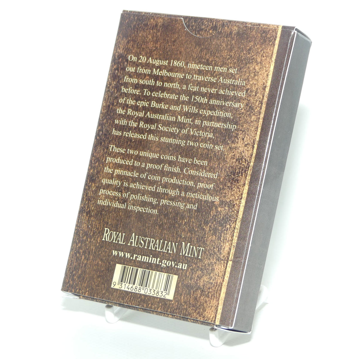 2010 RAM Australia 150th Anniversary Burke and Wills Expedition Two Coin Proof Year Set