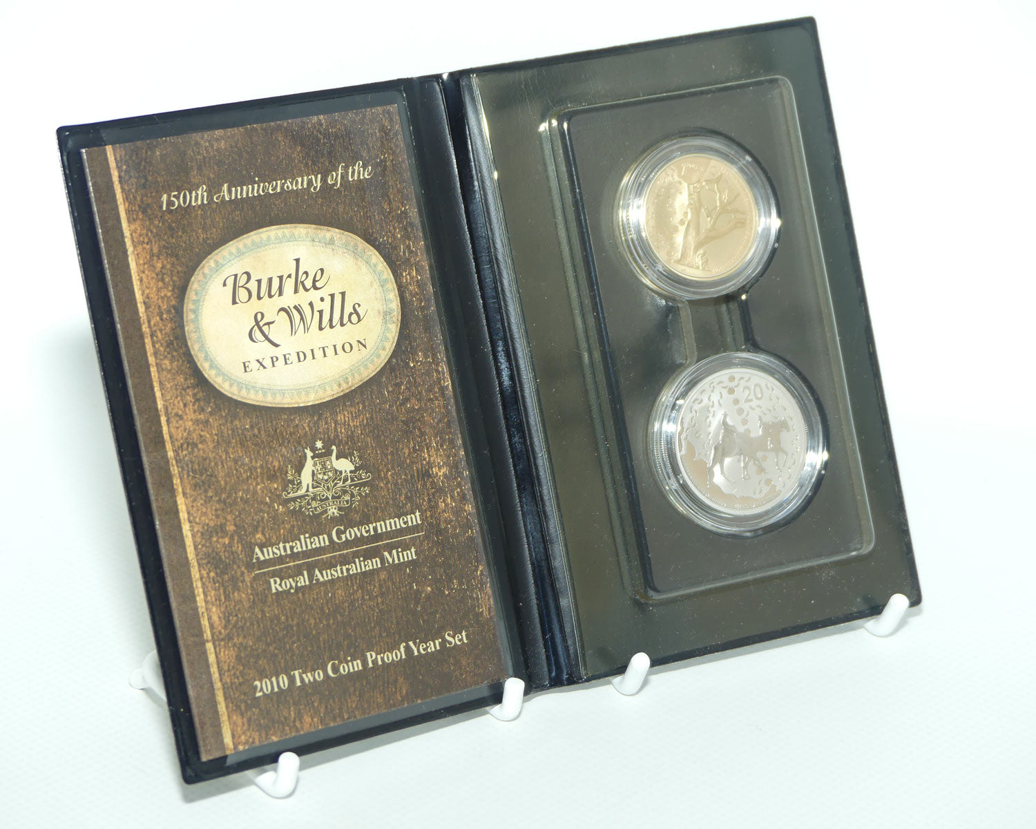 2010 RAM Australia 150th Anniversary Burke and Wills Expedition Two Coin Proof Year Set