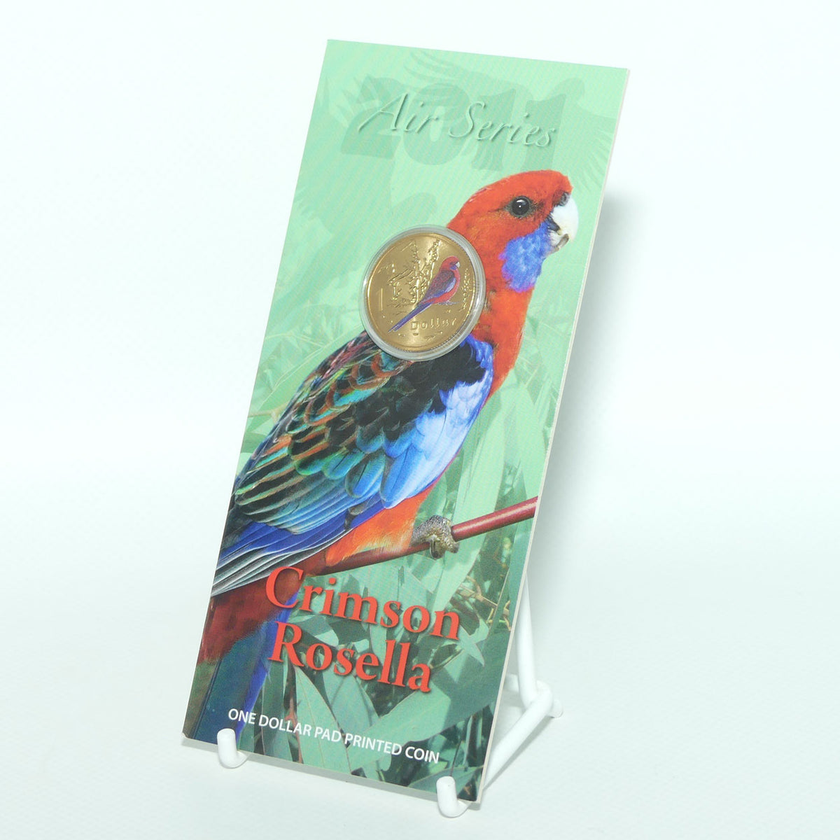 2011 RAM Australia Air Series pad printed Uncirculated $1 coin | Crimson Rosella