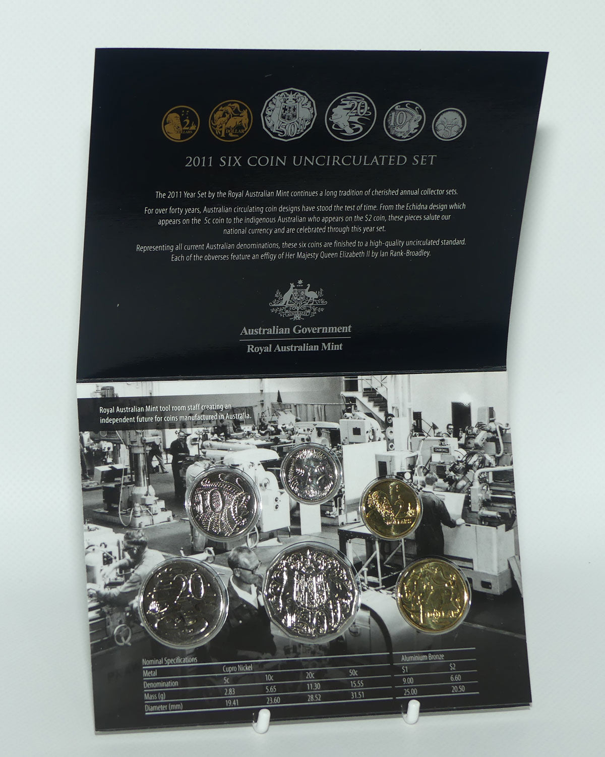 RAM 2011 Uncirculated Coin Set | Six Coin Set
