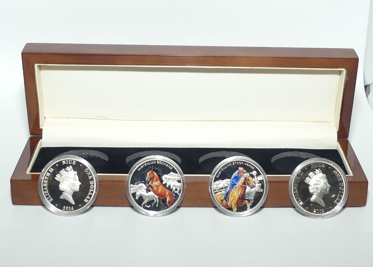 Niue Proof Silver Coin Set | 2014 Legendary Horses of Australia | 4 Coin set
