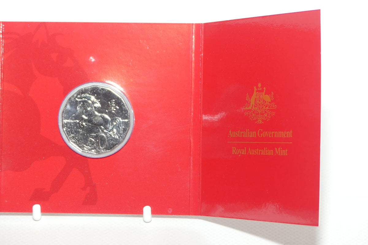 2014 RAM Australia Lunar Year of the Horse | Tetra Decagon Series | Uncirculated 50c