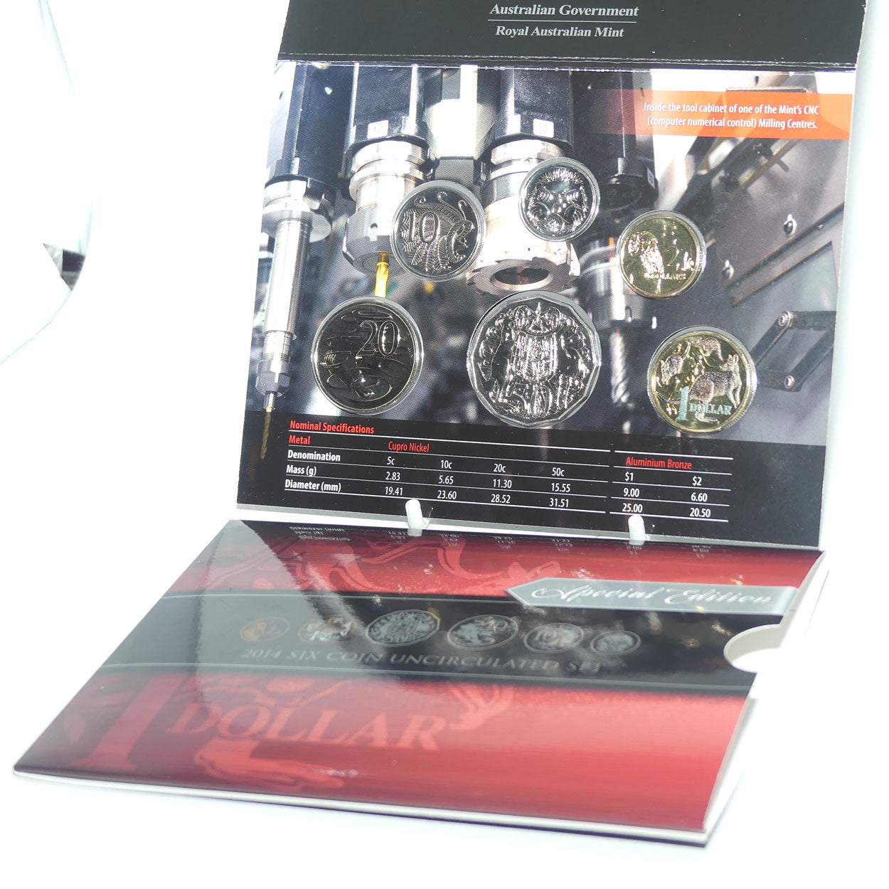 RAM 2014 Special Edition Mint Set | Six Coin Set including Colourful $1 Kangaroo Coin