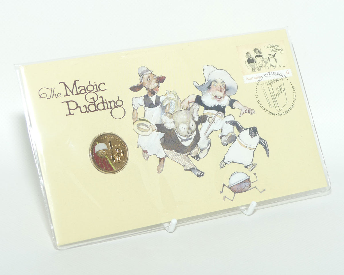 2018 RAM Postal Numismatic Cover The Magic Pudding | $1 coin