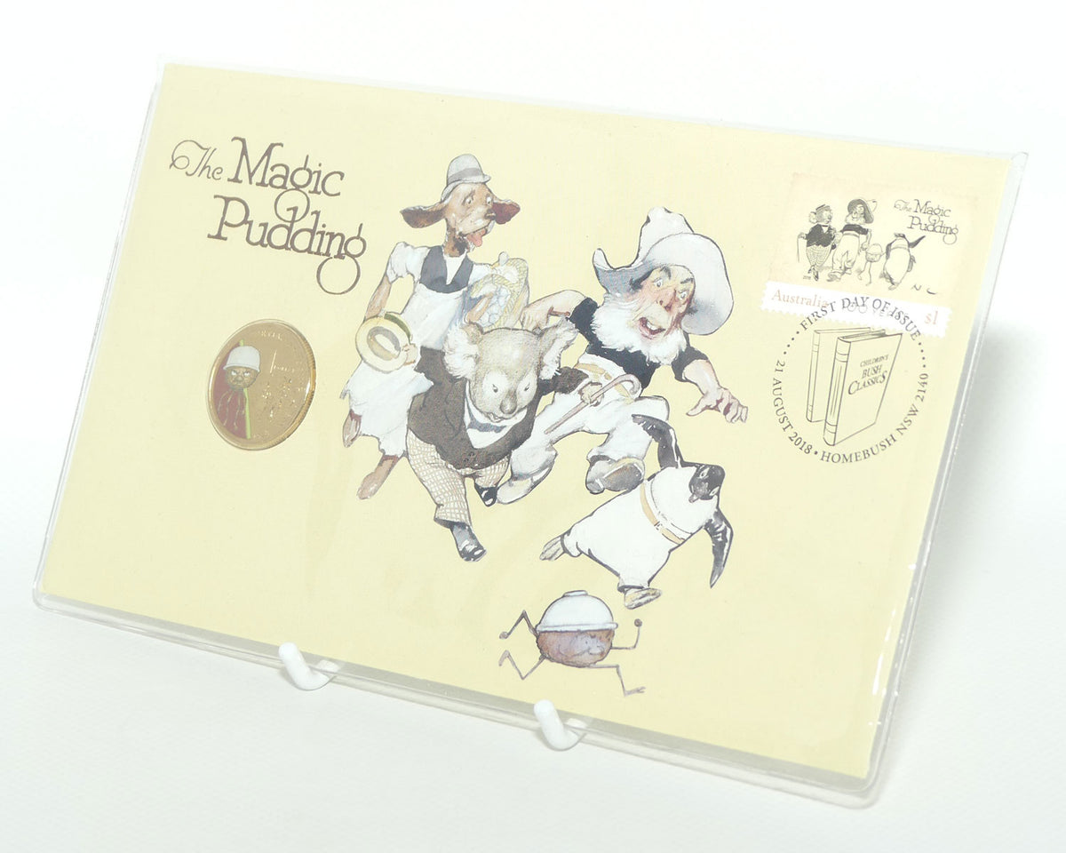 2018 RAM Postal Numismatic Cover The Magic Pudding | $1 coin
