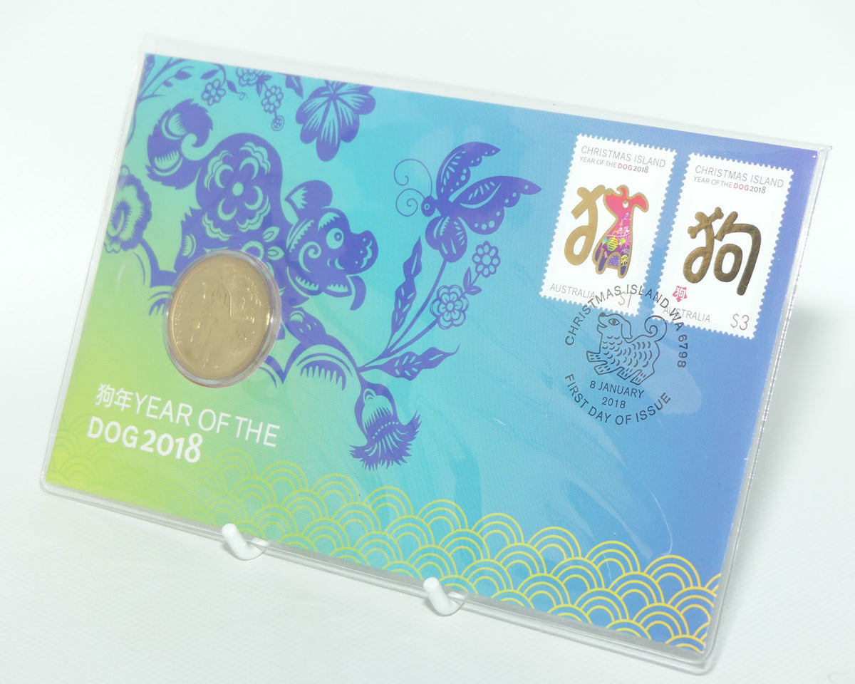2018 Perth Mint Australia Postal Numismatic Cover | Year of the Dog