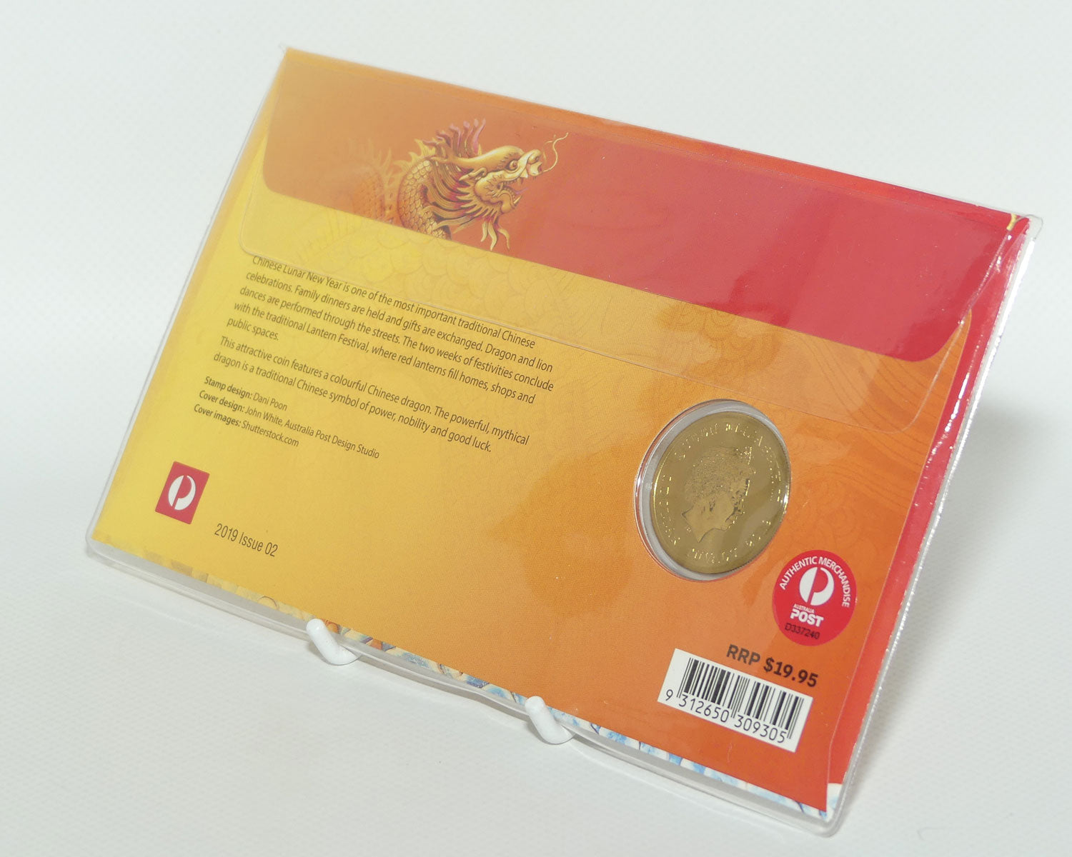 2019 Australia Perth Mint Tuvalu Postal Numismatic Cover | Happy Chinese New Year 2019