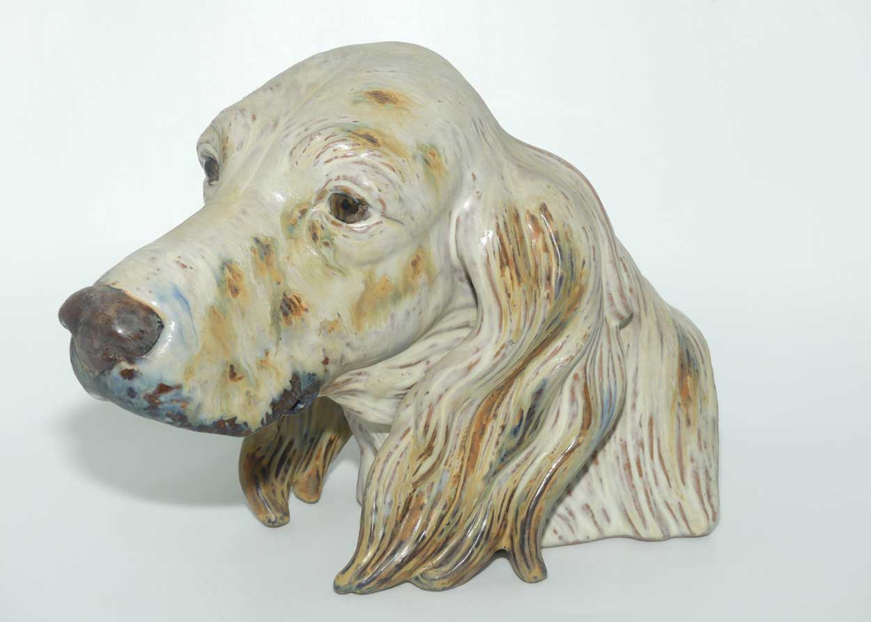 Lladro figure Setters Head (Gres) #2045