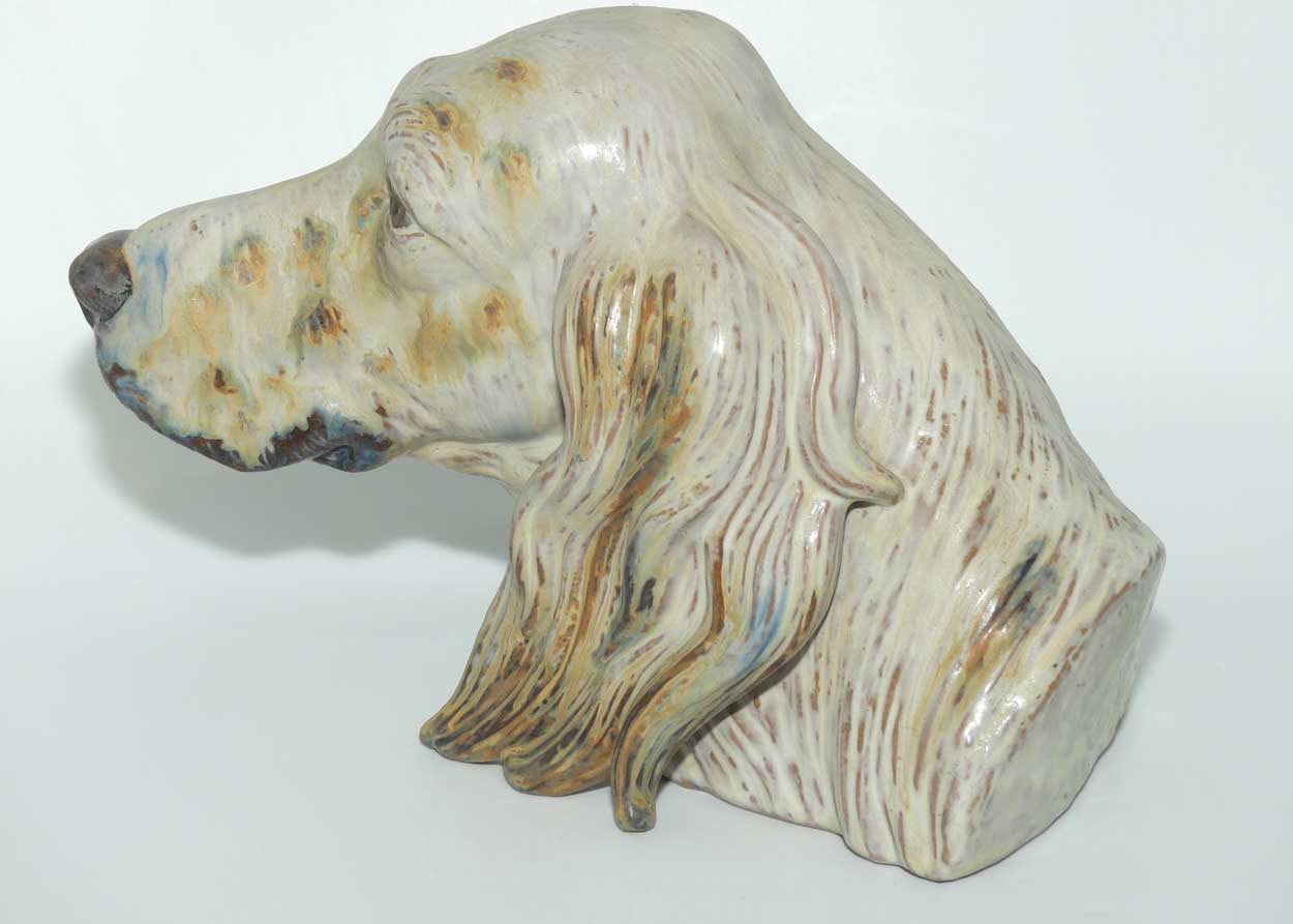 Lladro figure Setters Head (Gres) #2045