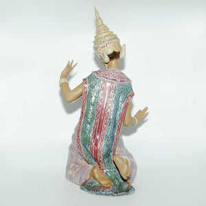 Lladro figure Thai Girl Kneeling | Gres | #2069 | #1