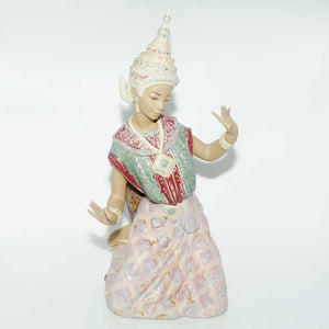 Lladro figure Thai Girl Kneeling | Gres | #2069 | #2