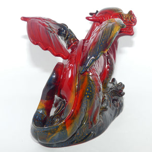 #2085 Royal Doulton Flambe Dragon