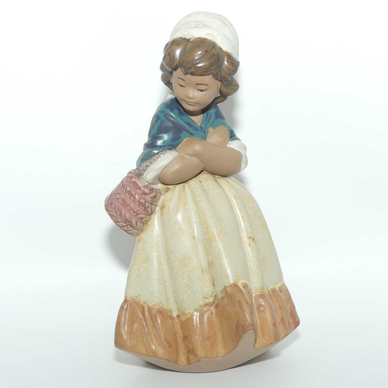 Lladro figure Girl with Crossed Arms | Gres | #2093 | #2