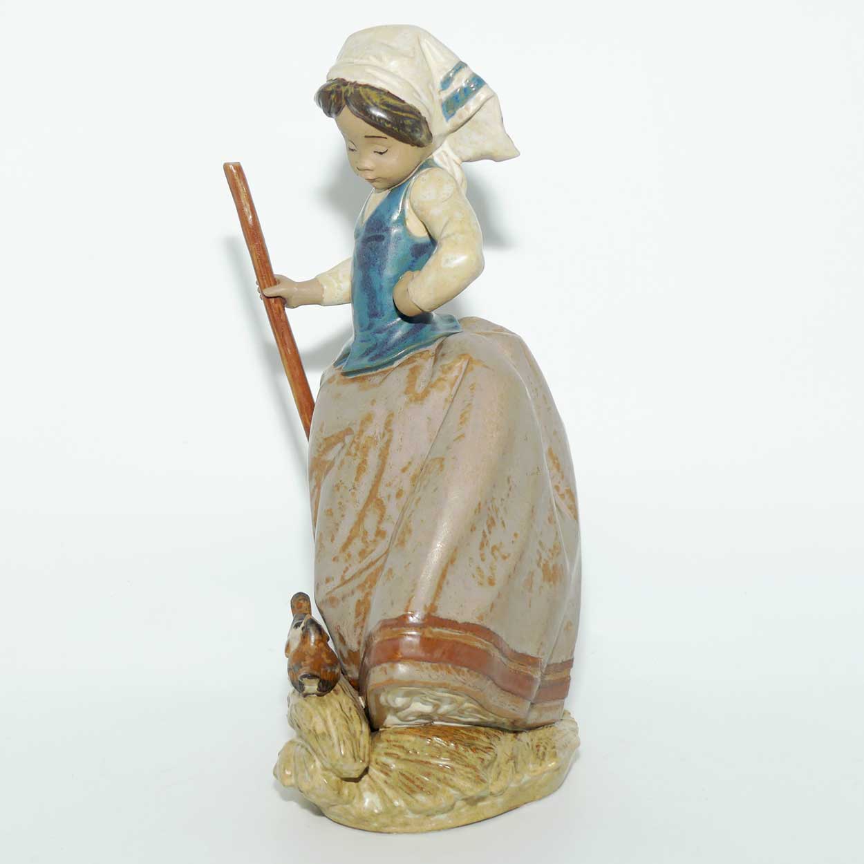 Lladro figure Sharing the Harvest (Gres) #2179