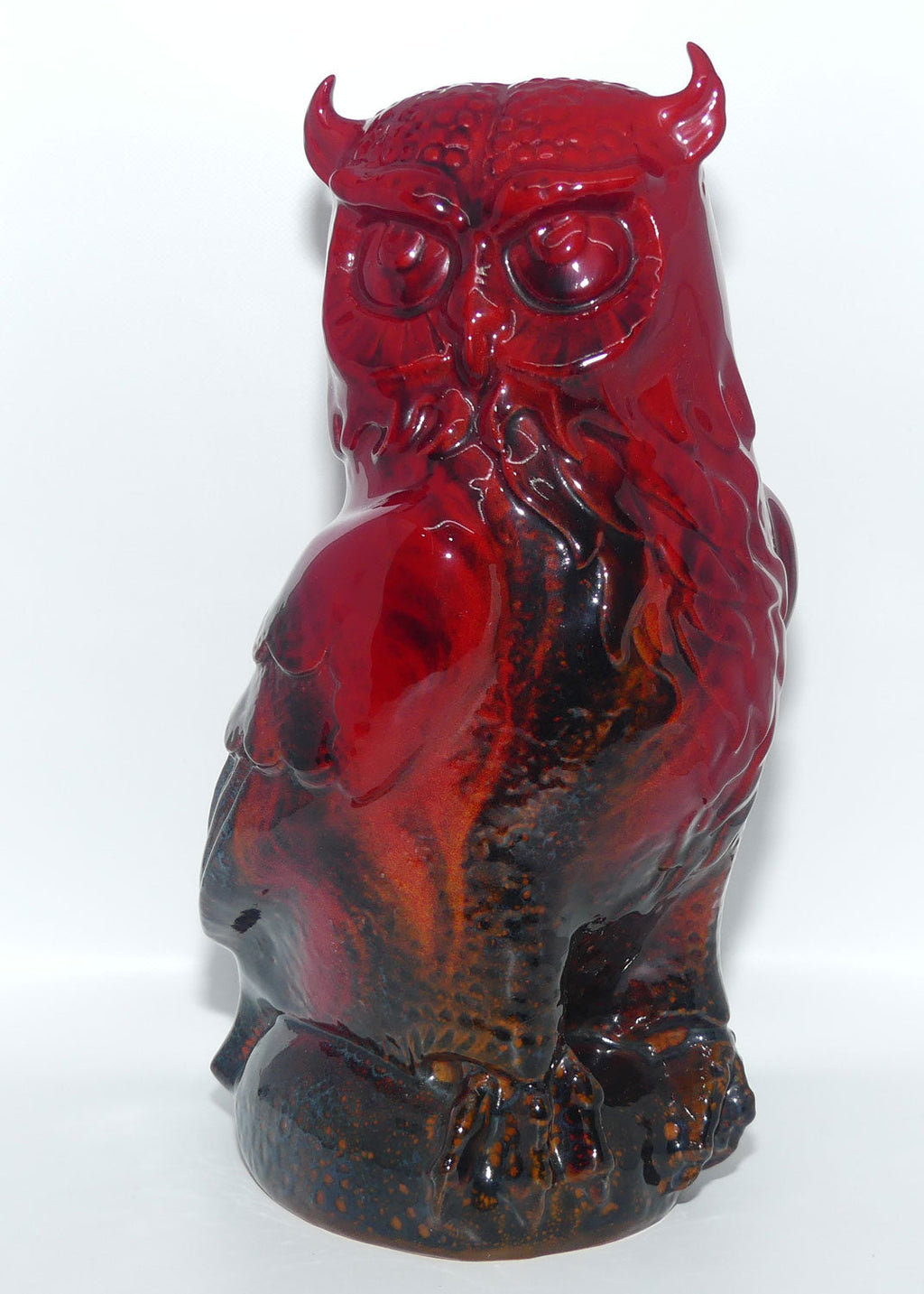 #2249 Royal Doulton Flambe Owl | Alan Maslankowski