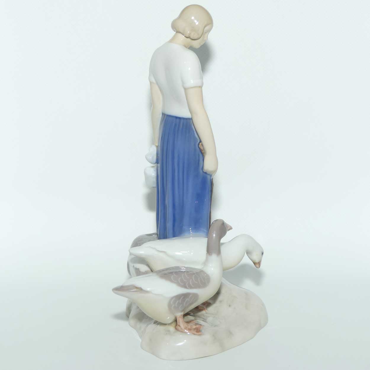 Bing and Grondahl figure | Farm Girl with Geese | #2254