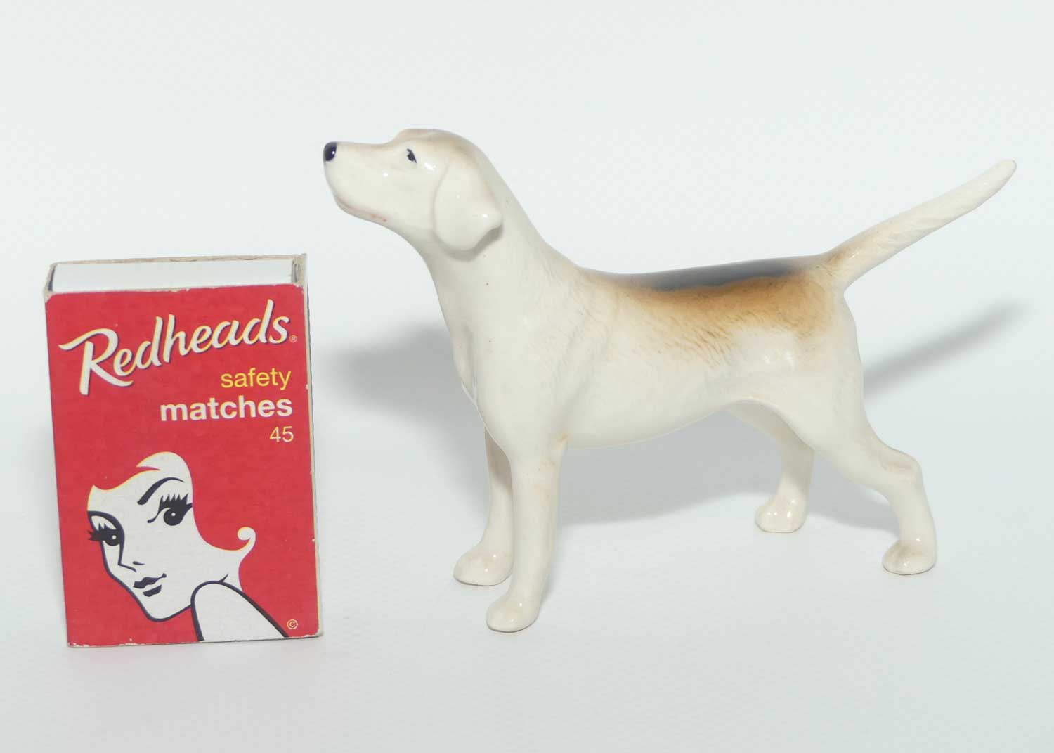 #2262 Beswick Foxhound | Looking Up | Thin Legs and Tail | Gloss