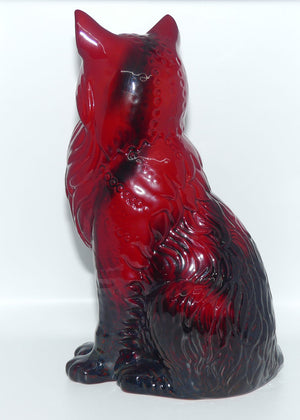 #2269 Royal Doulton Flambe Cat Seated | Style Two