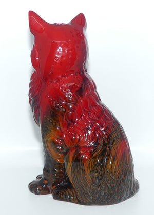 #2269 Royal Doulton Flambe Cat Seated | Style Two