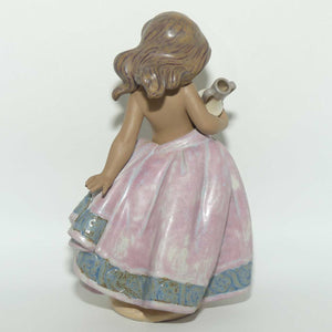 Lladro figure Peasant Girl | Pink | with Urn | #2332