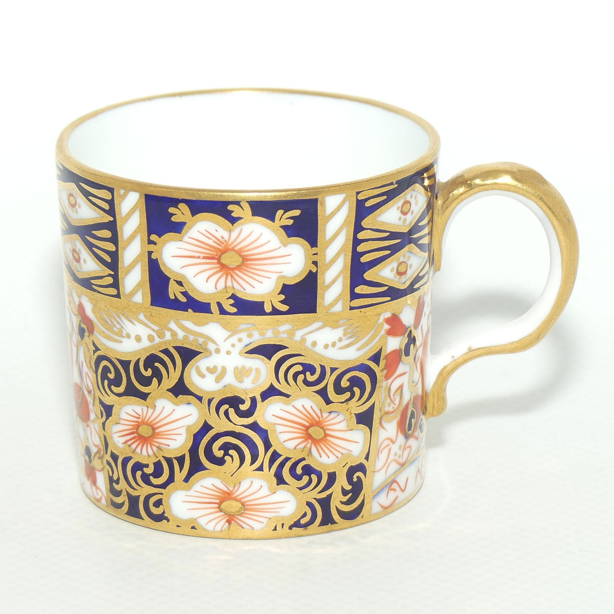Royal Crown Derby Traditional Imari demi tasse coffee duo #1 | c.1913