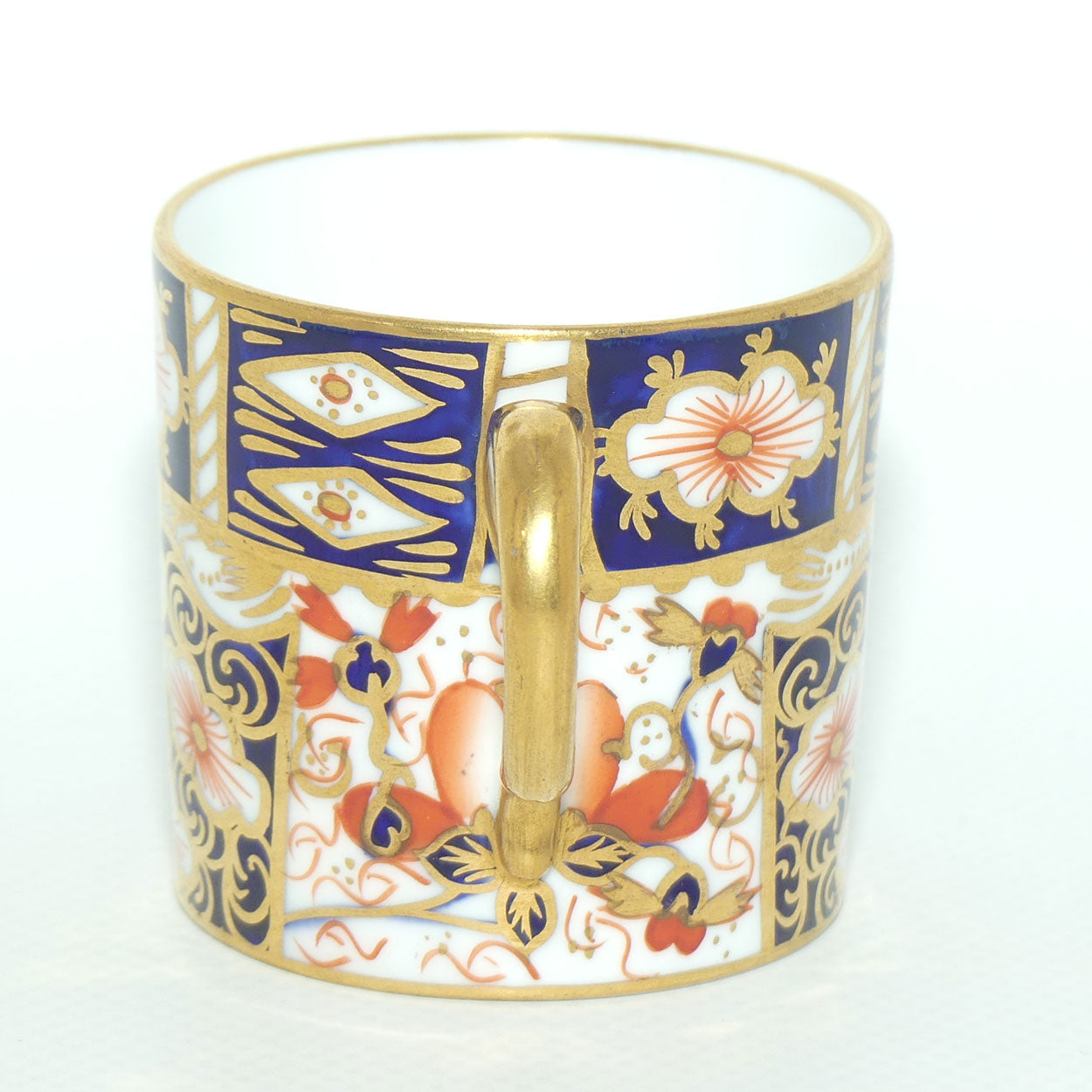 Royal Crown Derby Traditional Imari demi tasse coffee duo #1 | c.1913