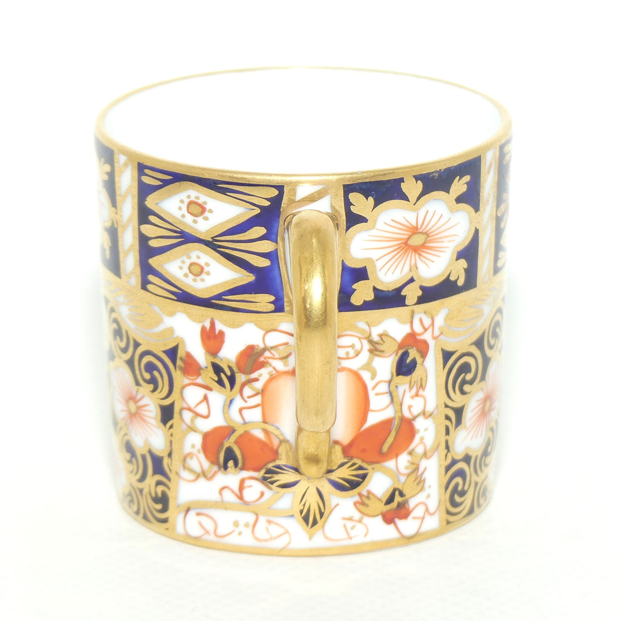 Royal Crown Derby Traditional Imari demi tasse coffee duo #2 | c.1912
