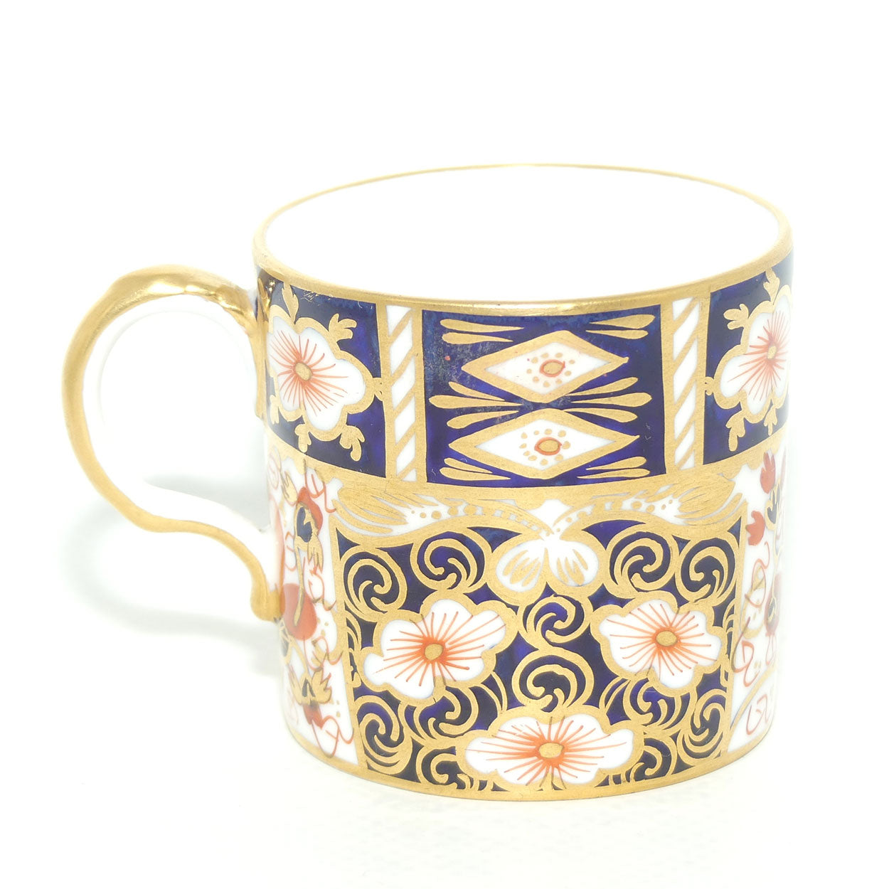 Royal Crown Derby Traditional Imari demi tasse coffee duo #2 | c.1912
