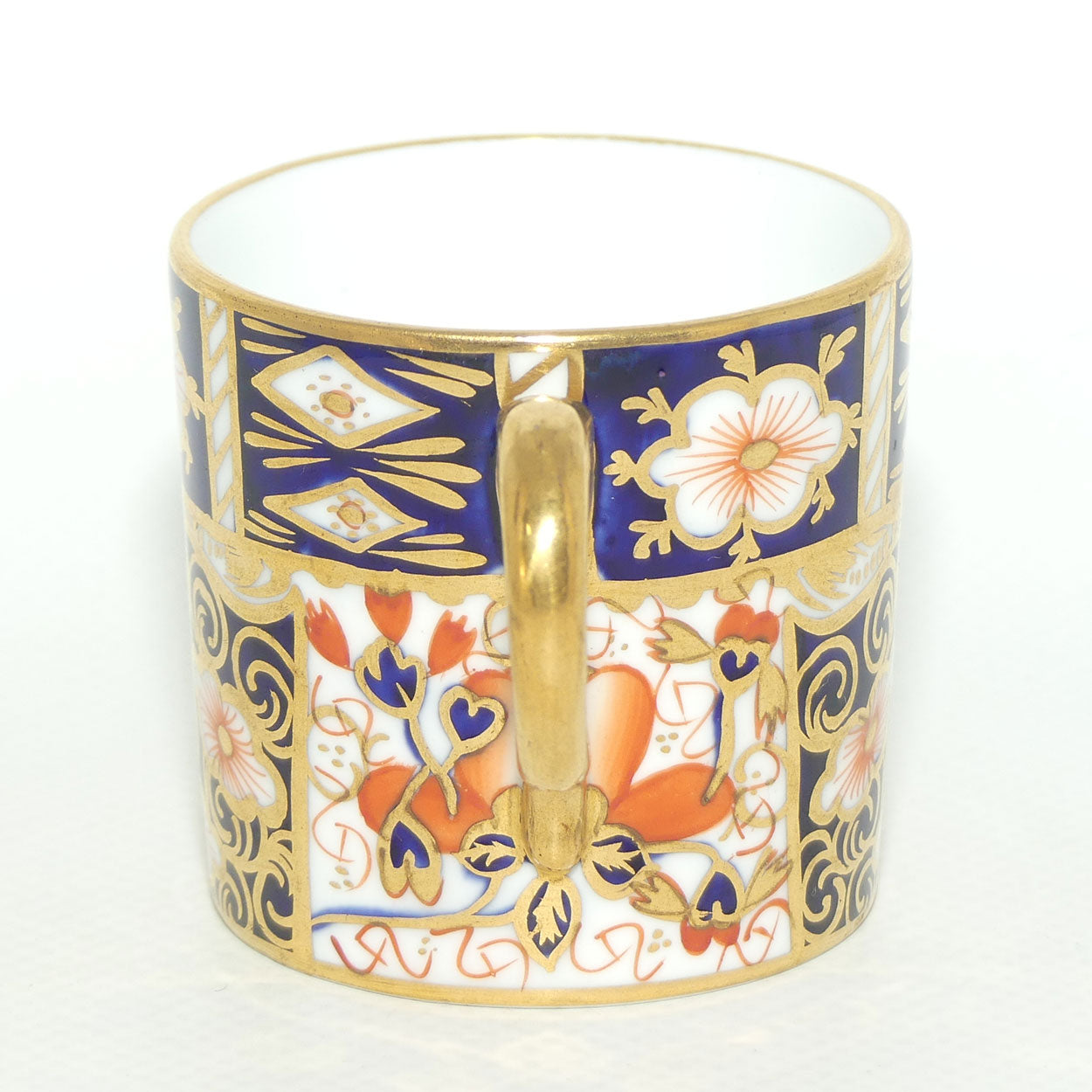 Royal Crown Derby Traditional Imari demi tasse coffee duo #3 | c.1913
