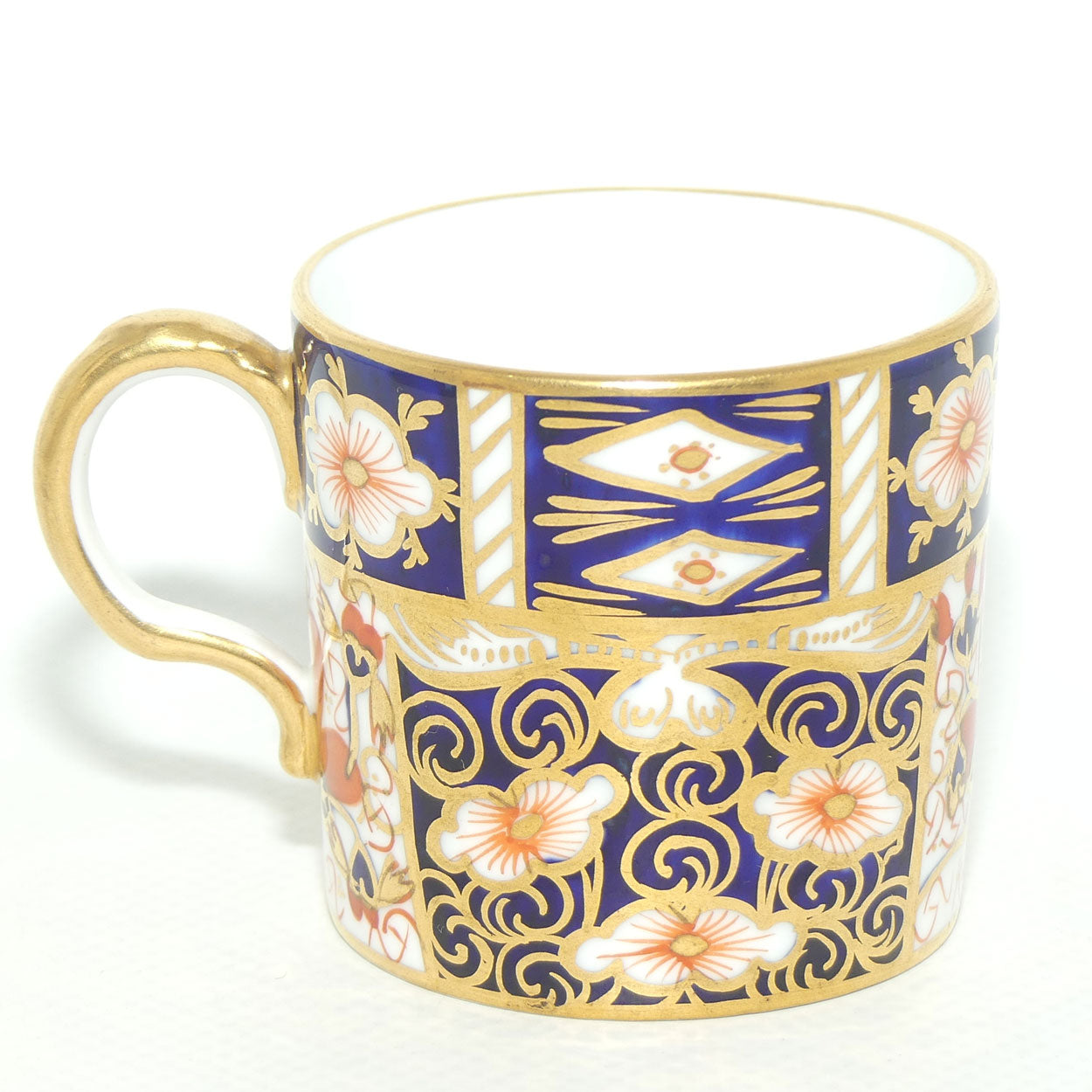Royal Crown Derby Traditional Imari demi tasse coffee duo #3 | c.1913