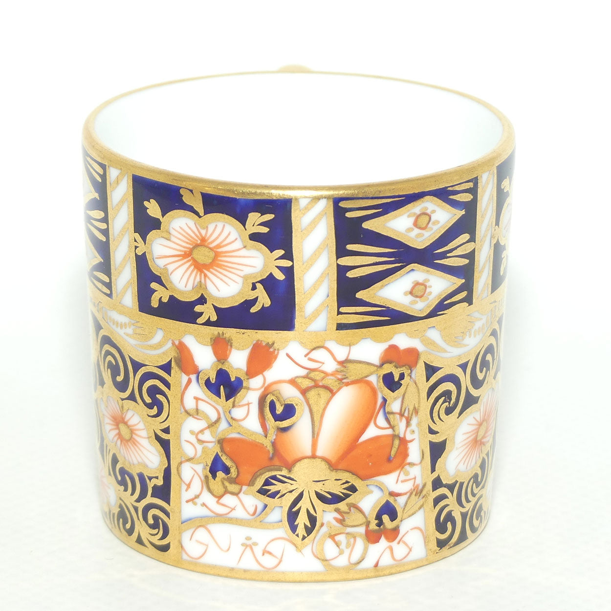 Royal Crown Derby Traditional Imari demi tasse coffee duo #3 | c.1913